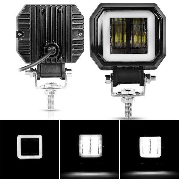 

led dc12-30v eye of angel автомобильные фары angel eyes фара заднего света водонепроницаемый автомобильные противотуманные фары super bright