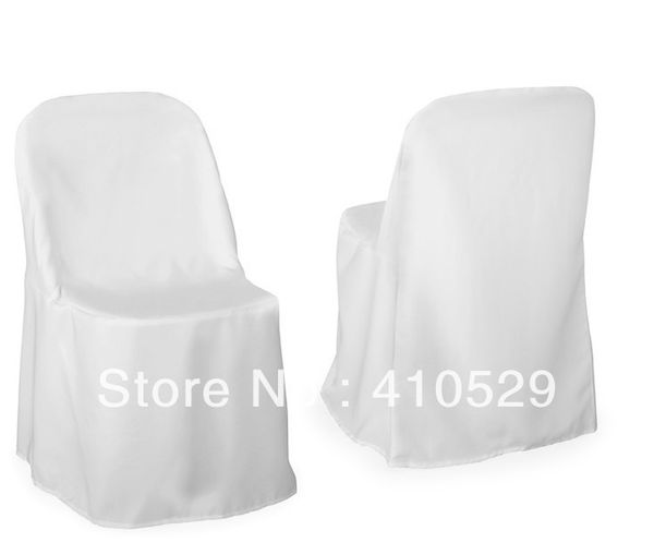 

polyester chair cover // folding chair covers/l cover/white color