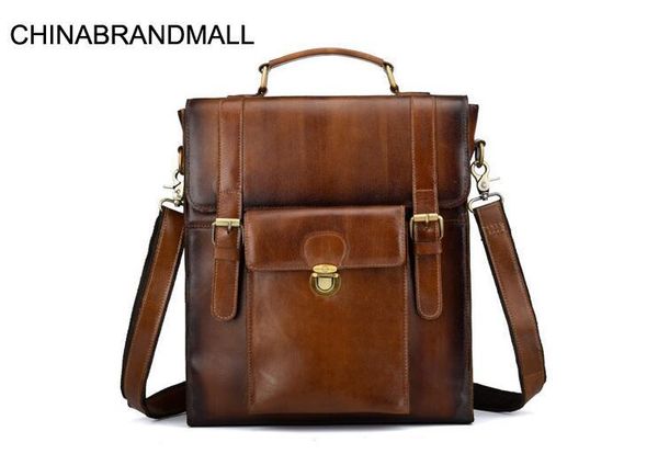 

подлинная кожа коровы мужчин кожа рюкзак открытый случайные мешок школы