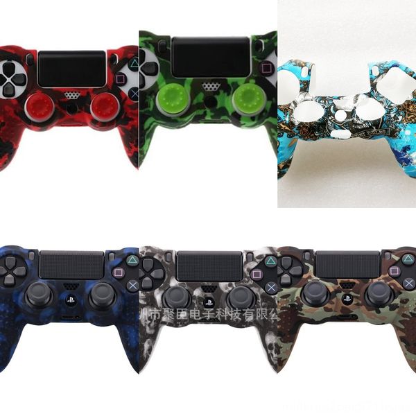 

kyaj1 scary party faceplate front housing shell case pro part for ps4 repair slim jdm-050 jdm-040 controller jdm-055