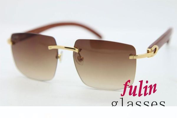 

бесплатная доставка вс стекла rimless вуд солнцезащитные очки металла дизайнер rimless резного дерева t8300816 солнцезащитные очки унисекс д, White;black