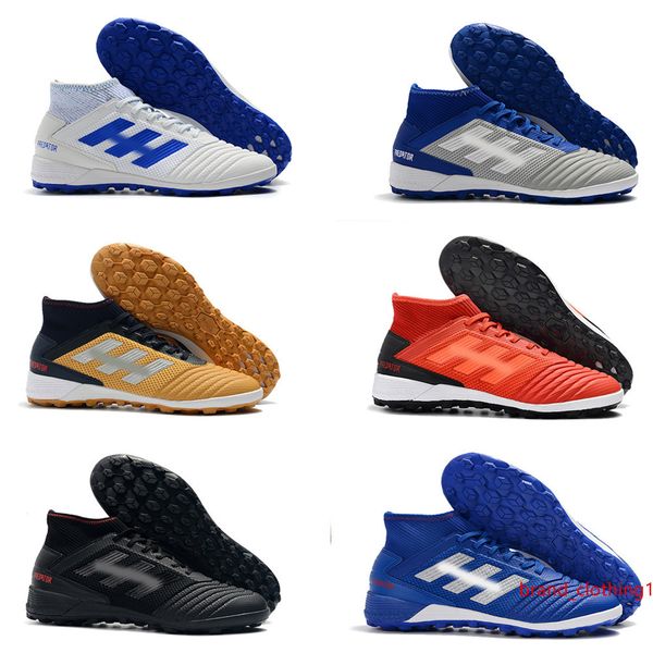 

2019 predator tango 19.3 tf ic indoor outdoor paul pogba pp turf high ankle 19 mens womens soccer shoes football boots cleats size 3-11