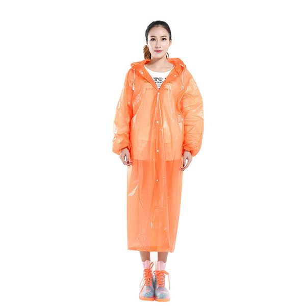 

rain gear transparent raincoat thickening to increase outdoor hiking tourism non-disposable peva raincoat travel rainwear