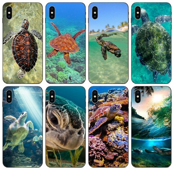 

tongtrade] comics manga caricature sea turtle reptile mania shell case for iphone 11 pro x xs max 8s 7s 6s galaxy s10 huawei y6 cover case