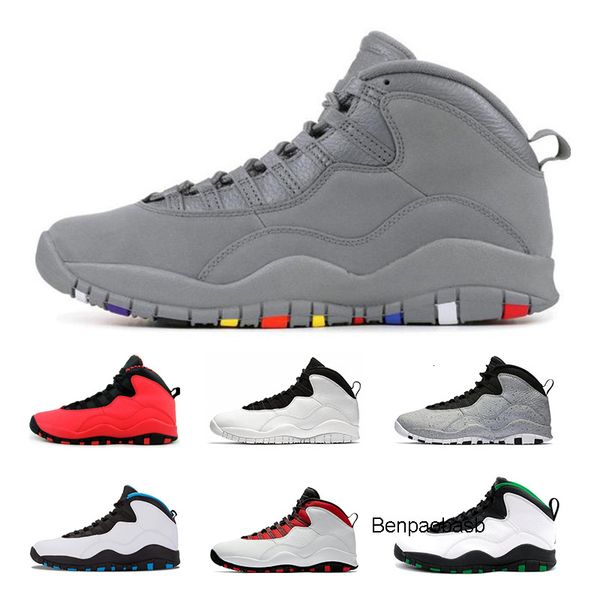 

цемент 10 марка джордон баскетбол обувь 10s jumpman 23 кроссовки прохладный серый я обратно размер тройной черный женщины мужчина тренеры сп