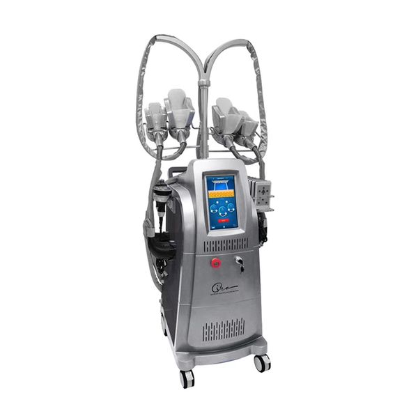 

4 ручки cryolipolysis жира замораживания похудения вес / loss машина вакуумная рф 40k кавитация ультразвуковая lipo лазерная криотерапия под