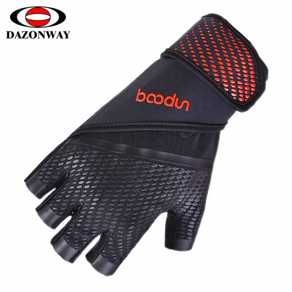 

2020 men half hinger weightlifting gloves fitness equipment training gloves dumbbell barbell fitness black white red m~xl