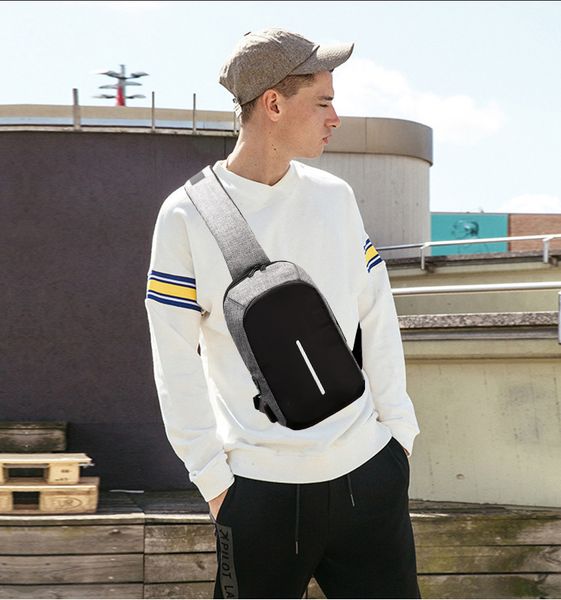 

мужская сумка грудь пакет мода мужская одно плечо сумка мужчины crossbody водонепроницаемый многофункциональный небольшой мешок мода новый