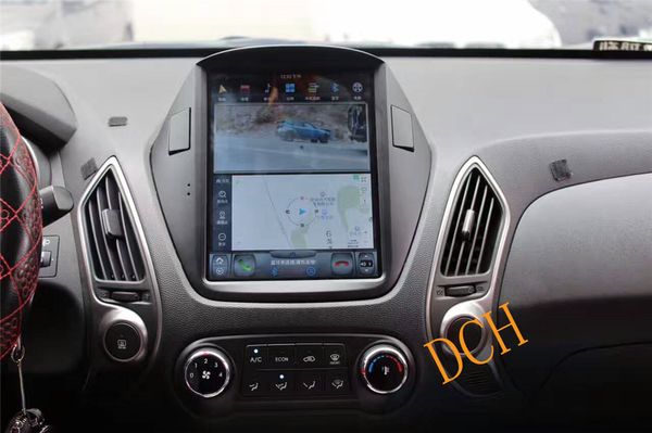 

10.4'' vertical big screen style android 8.1 car dvd gps player for tucson ix35 2009-2015 px6 navigation carplay