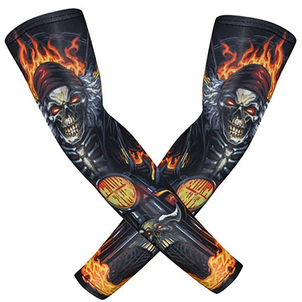 

tattoo sleeves arm warmer anti slip on uv sun protection long sleeve arm cooling covers sport elastic oversleeve ng
