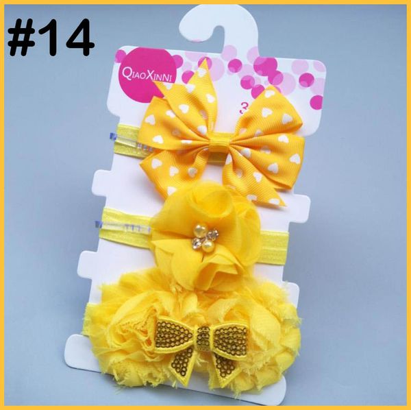 

60set girl baby headbands flower fashion girl accessories big shabby chic headband, Slivery;white