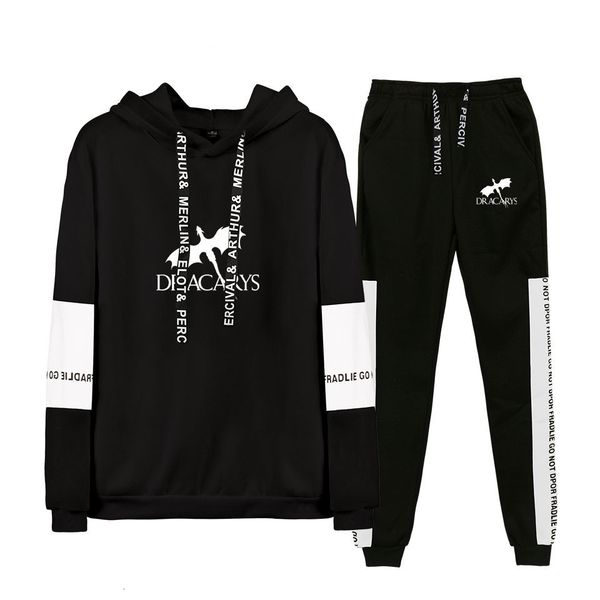 

of hoodies right 2019dracarys game periphery easy trend even cap sweater trousers suit hoodie, Blue;black