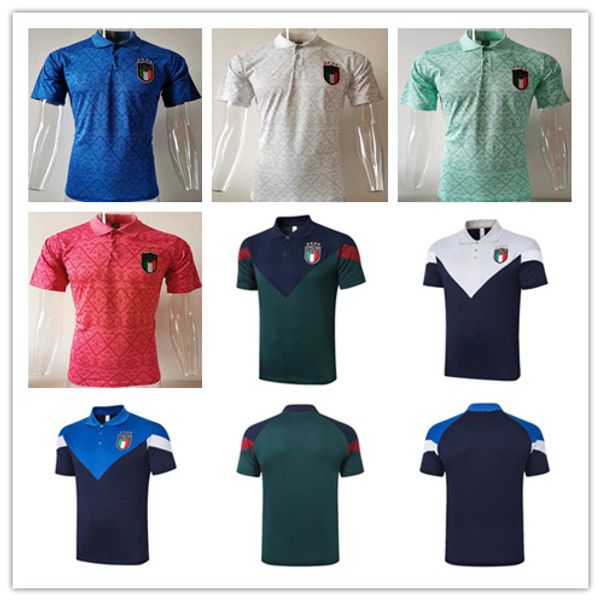 

2020 2021 italy soccer jerseys men polo shirt 19/20/21 italia jersey maglie da calcio verratti insigne immobile bonucci football polo shirts, Black