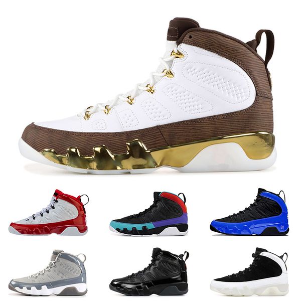 

jumpman 9 9s gym red racer blue dream it do it mens basketball shoes bred unc space jam black snakeskin trainers sneakers, White;red