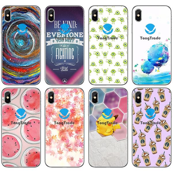 

tongtrade] soft silicone tpu case for apple iphone 11 pro max x xs 8p 7p 6p samsung note 9 huawei nova 6 se 5g 5i 3i pro fruit wish case