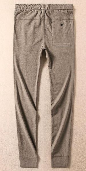 

men designer new casual comfort breathable man pants fashion trend selling boutique with logo mens trousers, Black