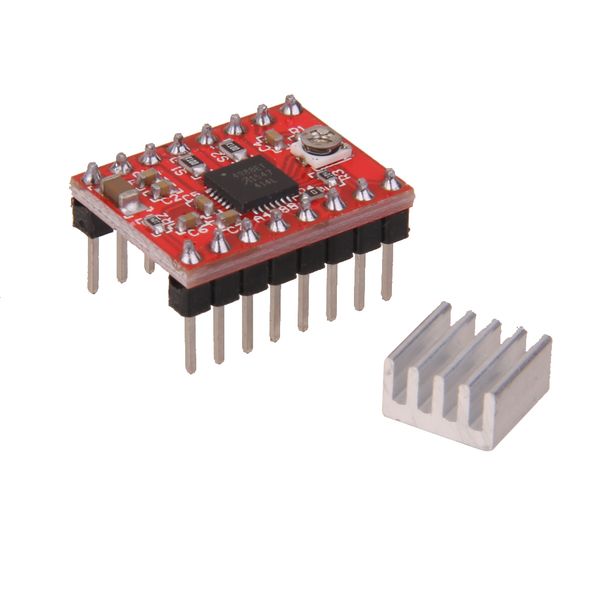 

a4988 stepstick stepper motor driver with heatsink for 3d printer