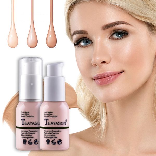 

foundation cream whitening long wear oil control concealer foundation soft matte facial base cream