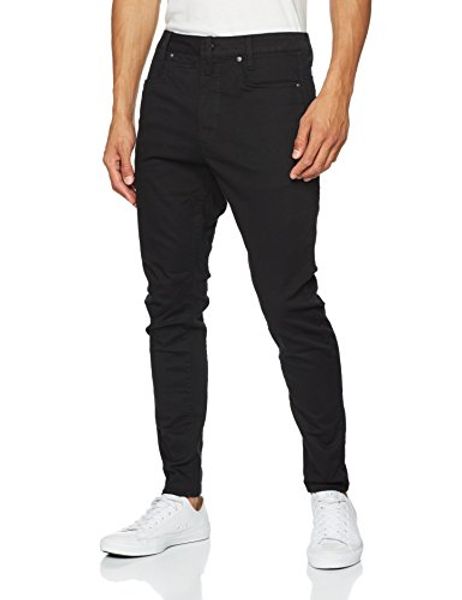 

g-star mens d-staq 3d slim in ita black super stretch rinsed, Blue