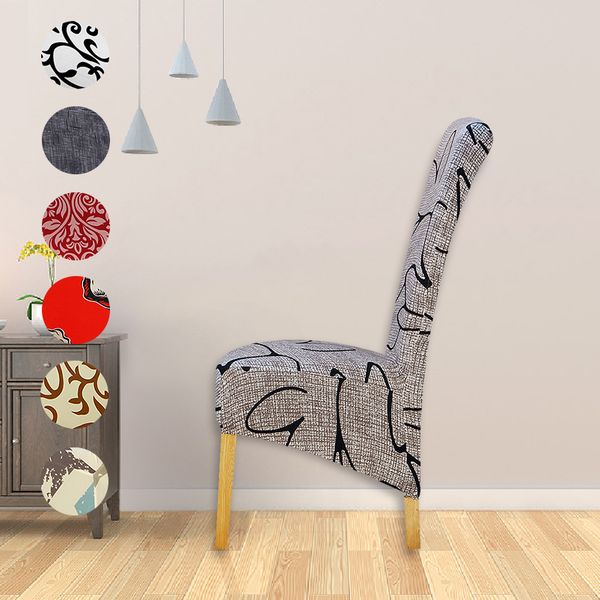 

xl europe style seat big covers printed long back chair cover king back chair covers l party banquet housse de chaise