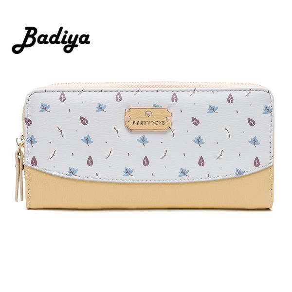 

zipper clutch wallets women floral wristlet fashion women wallet hit color flowers leather wallet long ladies clutch coin purse, Red;black