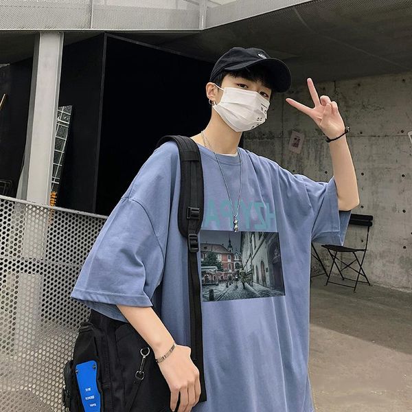 

summer ultra fire cec short-sleeved t-shirt loose korean wave of hip-hop clothing brand trend ins wild short-sleeve, White;black