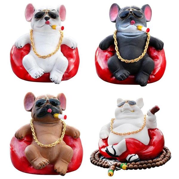 

cute dogs pigs decoration simulation smoking dog perfect gift toy with super realistic and cool shape