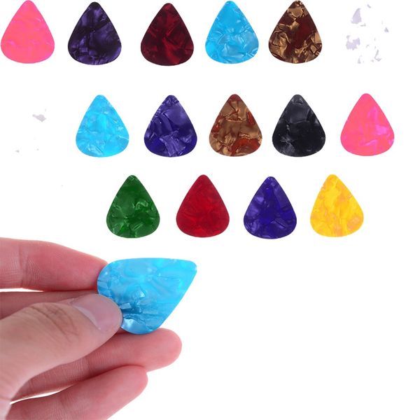 

20pcs electric guitar pick acoustic music picks plectrum 0.46mm 0.71mm 0.96mm guitar picks celluloid mediators for bass guitar