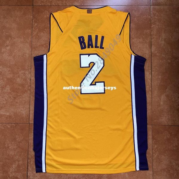 

new mens #2 lonzo ball basketball jersey us size xs-6xl stitched vest jerseys ncaa, Black;blue