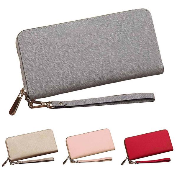 

fashion women faux leather handbag wallet pouch long clutch purse with strap