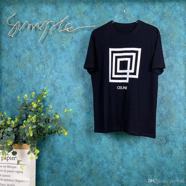 

2020ss spring and summer new high grade cotton printing short sleeve round neck panel t-shirt size: m--xl-xxl-xxxl color: black white q72