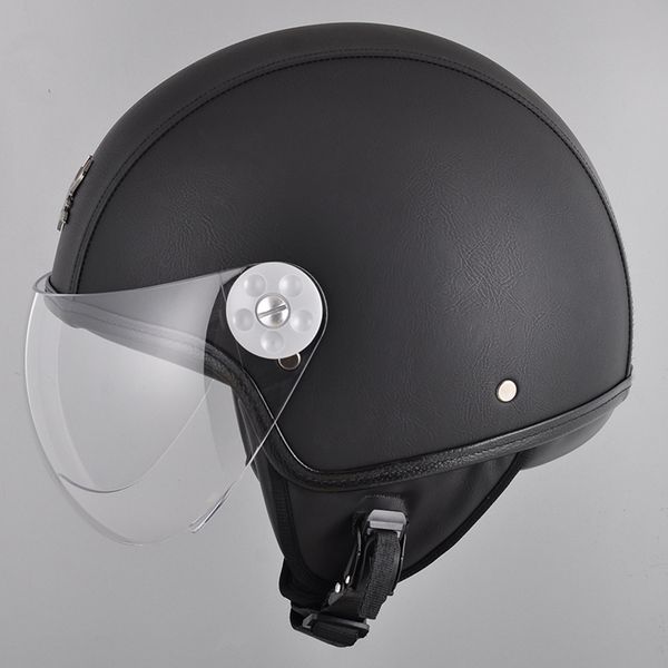 

retro half helmet all season helmet safety protection lens anti foam