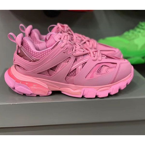 

new specials track paris triple s 3.0 pink casual shoes flat casual shoes tess s. gomma trek, Black