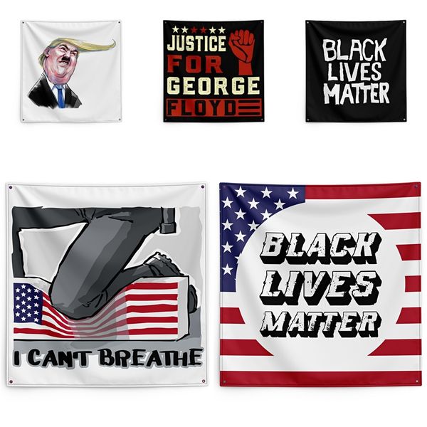

fight for george floyd printing tapestry black lives matter 150*150cm tapestry #qa15651