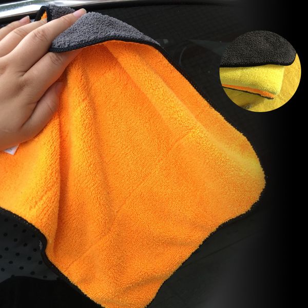 

super absorbent car wash cloth microfiber towel cleaning drying cloths rag detailing car towel care polishing large size