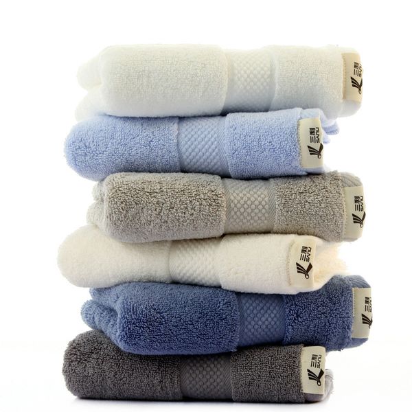 

100% cotton solid face towel for adults fast drying soft thick high absorbent antibacterial natural eco-friendly face towel