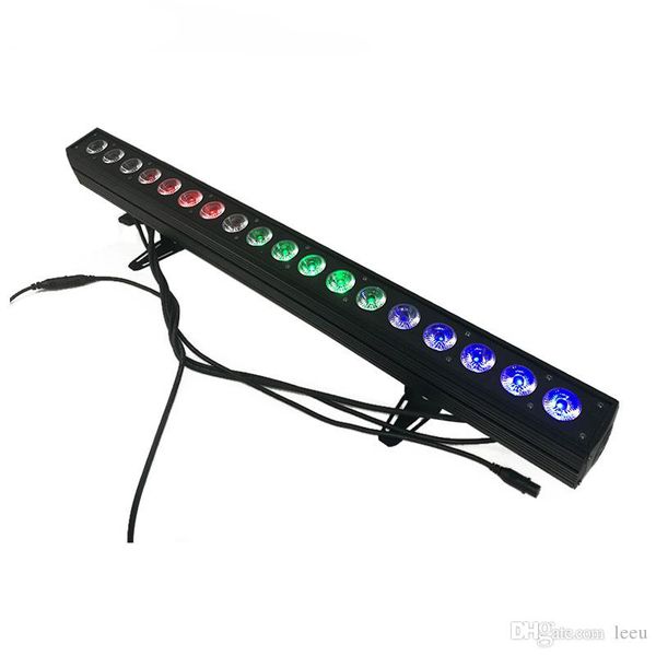 18x12 W RGBW 4in1 LED Duvar Yıkama Işık DMX LED Bar DMX Line Bar Yıkama Sahne Işık DJ Kapalı At Yarışı Lambası Için