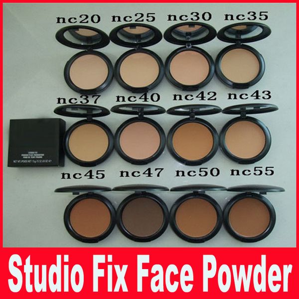 

11 colors new makeup studio fix face powder plus foundation 15g nc20-nc55 dhl