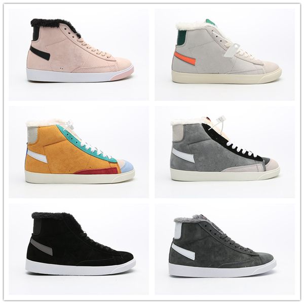 

2020 new blazer mid '1977 vntg qs high casual running shoes for men women winter keep warm designer fashion sneakers trainers size 36-4
