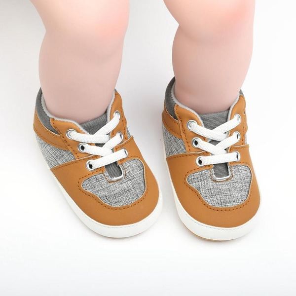 

2020 newborn fashion baby boy pu leather soft soled canvas toddler shoes, Black