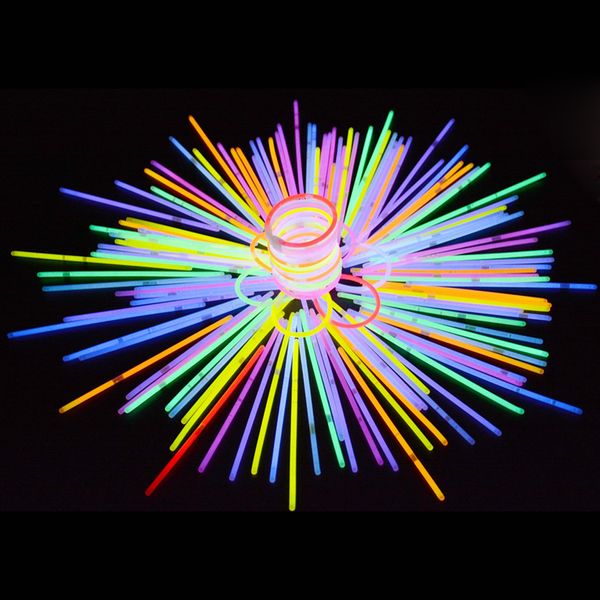 

multicolor светящиеся палочки красочный свет stick партии fluorescent ожерелье браслет concert supplies decor