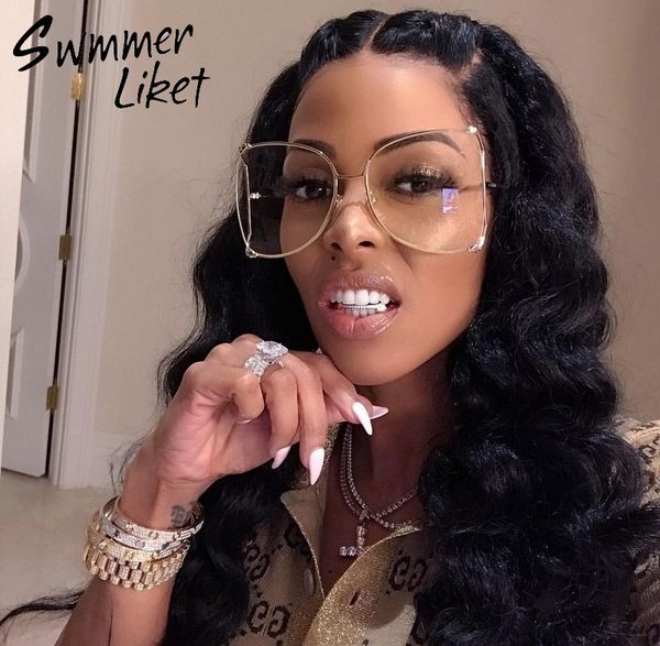 

butterfly pearl big square sunglasses women fashion beach designer sunglasses transparent vintage sun glasses 2019 summer, White;black