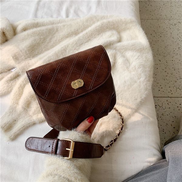 

западный стиль вскользь женщина sling сумка новая зима тенденции моды linger высокого качества роскошный ретро joker плечо сумка