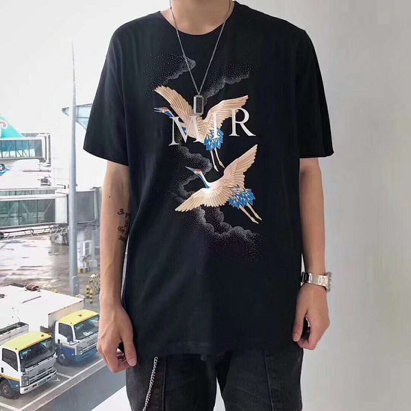 

2019 pari ami men de igner t hirt heron printed hort leeve miri men fa hion de igner t hirt hort leeve zdlp75