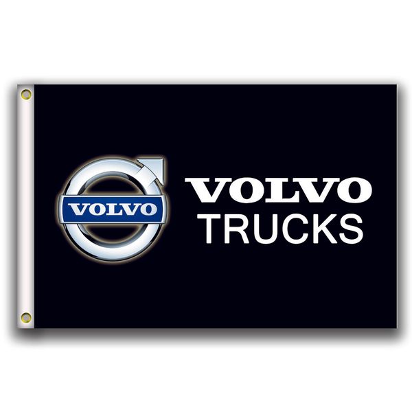 

goodflag volvo trucks flags banner 3x5 ft 90*150cm polyster outdoor flag
