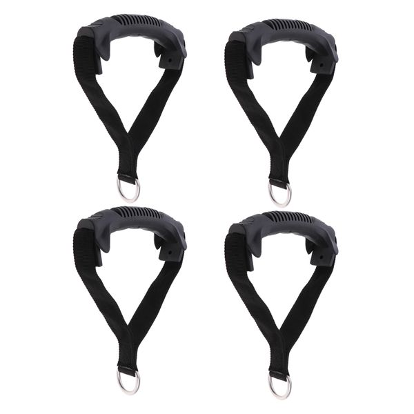 

4x fitness equipment fittings pull rope grips stretch rope training handle