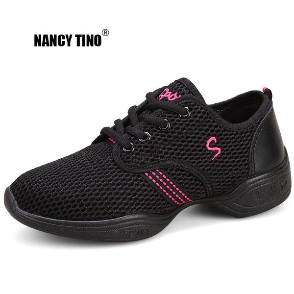 

nancy tino women professinal dance shoes sports soft outsole ladies breathable practice shoes modern jazz dancing sneakers
