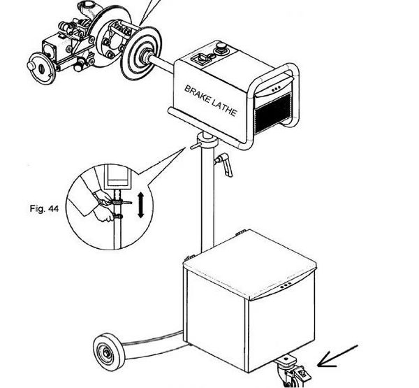 

disc brake lathe mst-8700 on the car disc aligner brake lathe machine drum on the car aligner machine