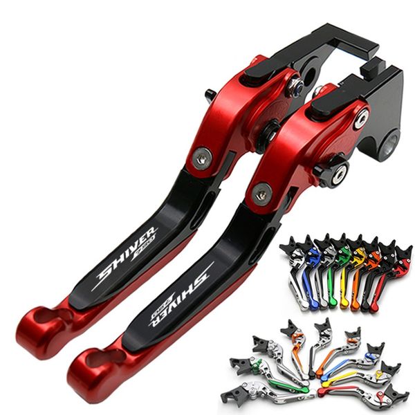 

cnc aluminum motorcycle adjustable folding brake clutch levers for aprilia shiver 750/ gt 2007-2016 2009 2010 2011 2012 2013