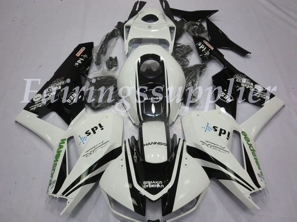 

новый (литье под давлением) abs обтекатель комплекты fit для honda cbr600rr f5 2013 2014 2015 2016 2017 600rr обтекатели набор черного и бел